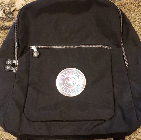 Kipling Chuwy Lightweight Backpack Black Hologram K12353 0EJ main image 8